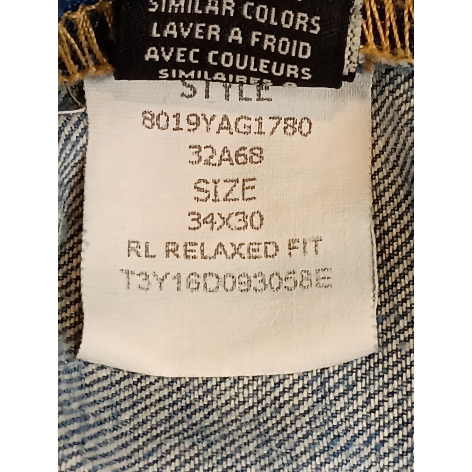 Polo Ralph Lauren Polo Ralph Lauren RL Jeans Men's 34x30 Denim Hayden Straight Medium Wash Jeans Straight Men 34 Regular Blue Not Vintage Size US S / EU 44-46 / 1 - 5 Thumbnail
