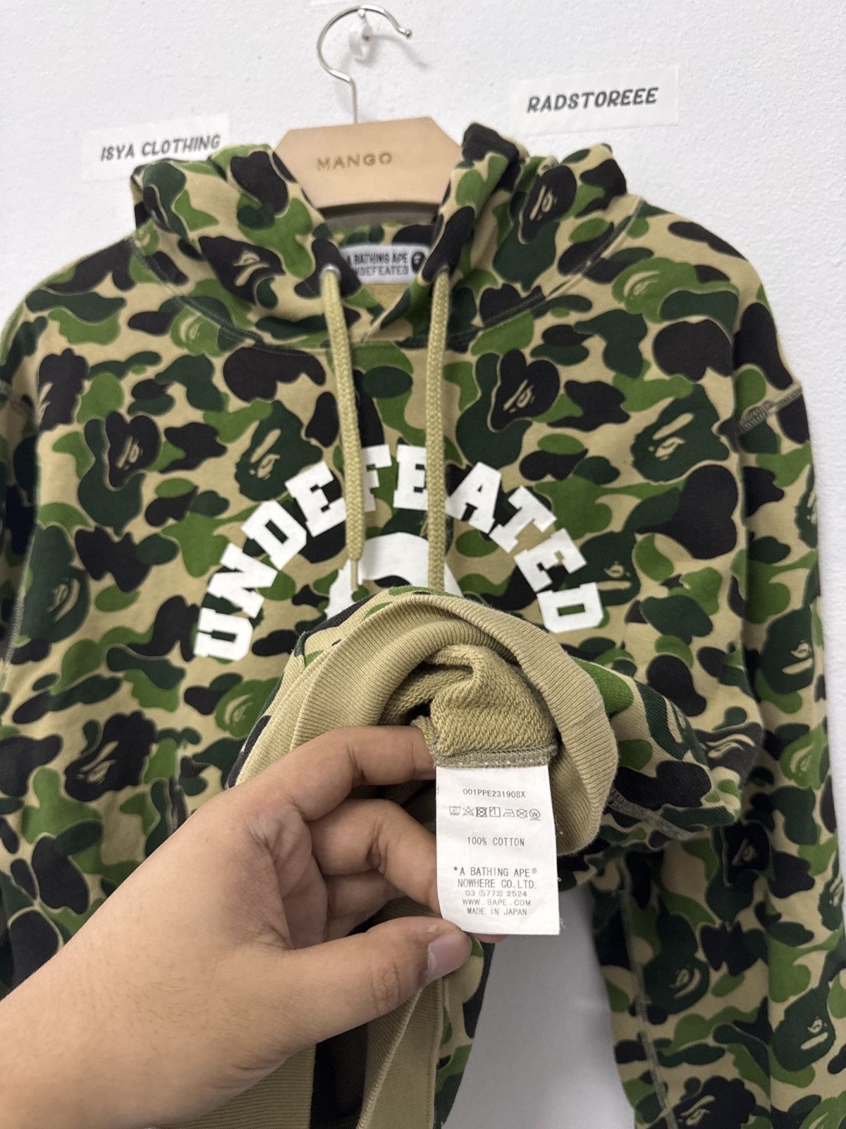 Bape × Undefeated Bape x Undefeated Camo Green Hoodie Size US M / EU 48-50 / 2 - 6 Thumbnail