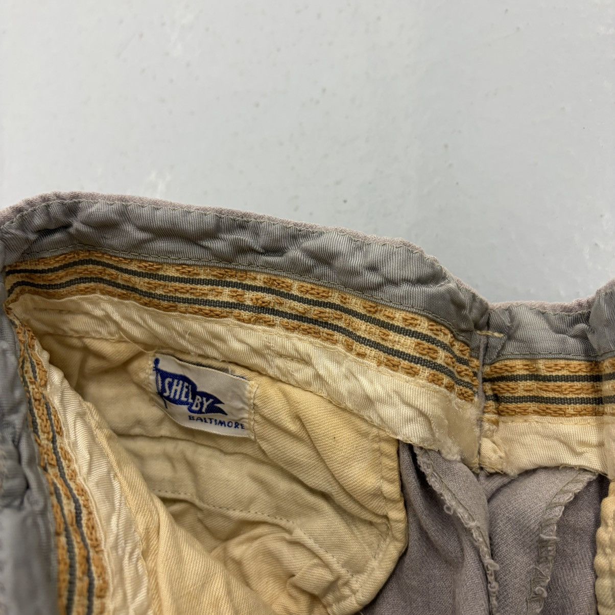 Other Vintage 50s Shelby Pink Rayon Drop Loop Trousers 25x25 Size 25" / US 0 / IT 36 - 5 Thumbnail