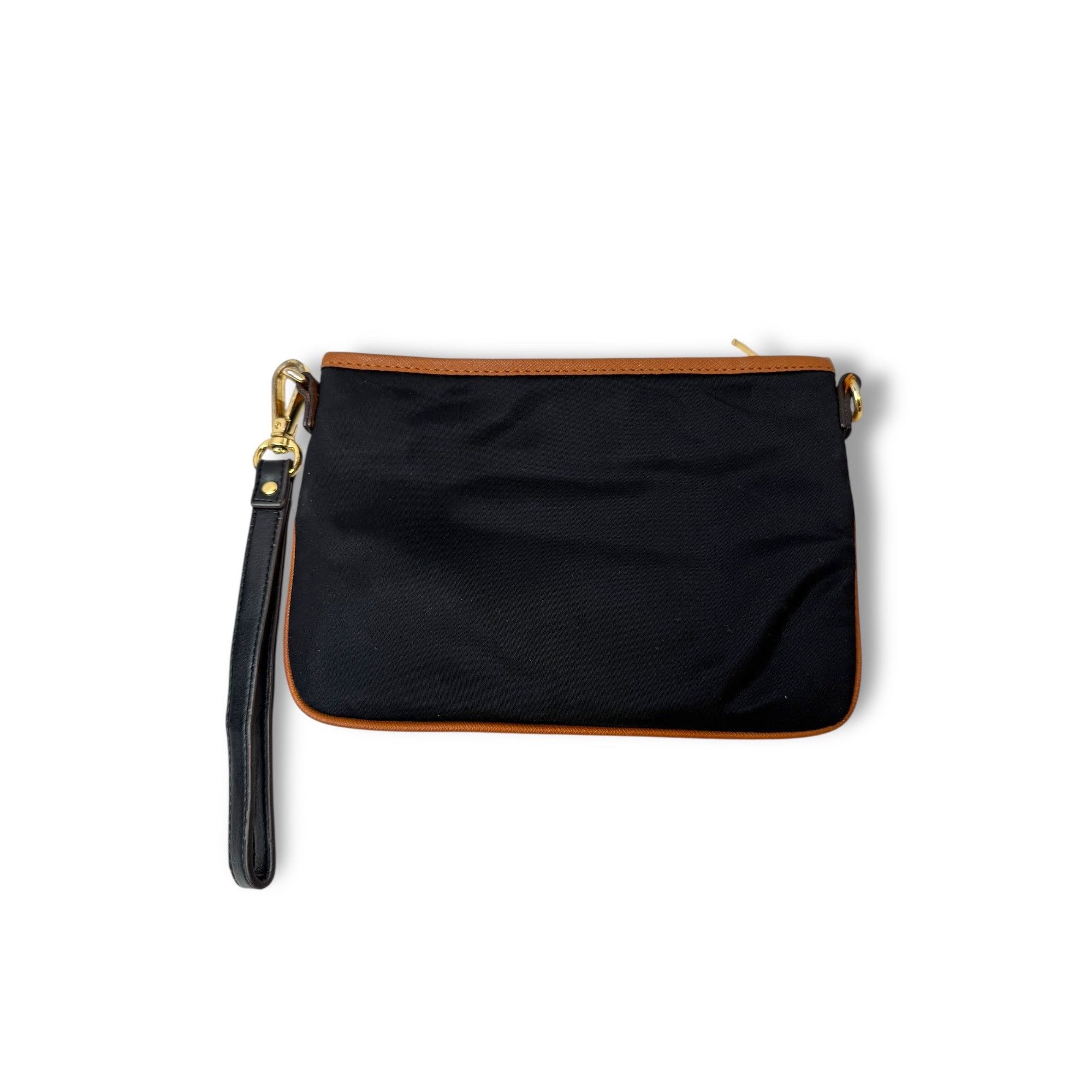 Michael Kors Michael Kors Kempton Black Nylon Wristlet Gold Tone Hardware Size ONE SIZE - 4 Thumbnail