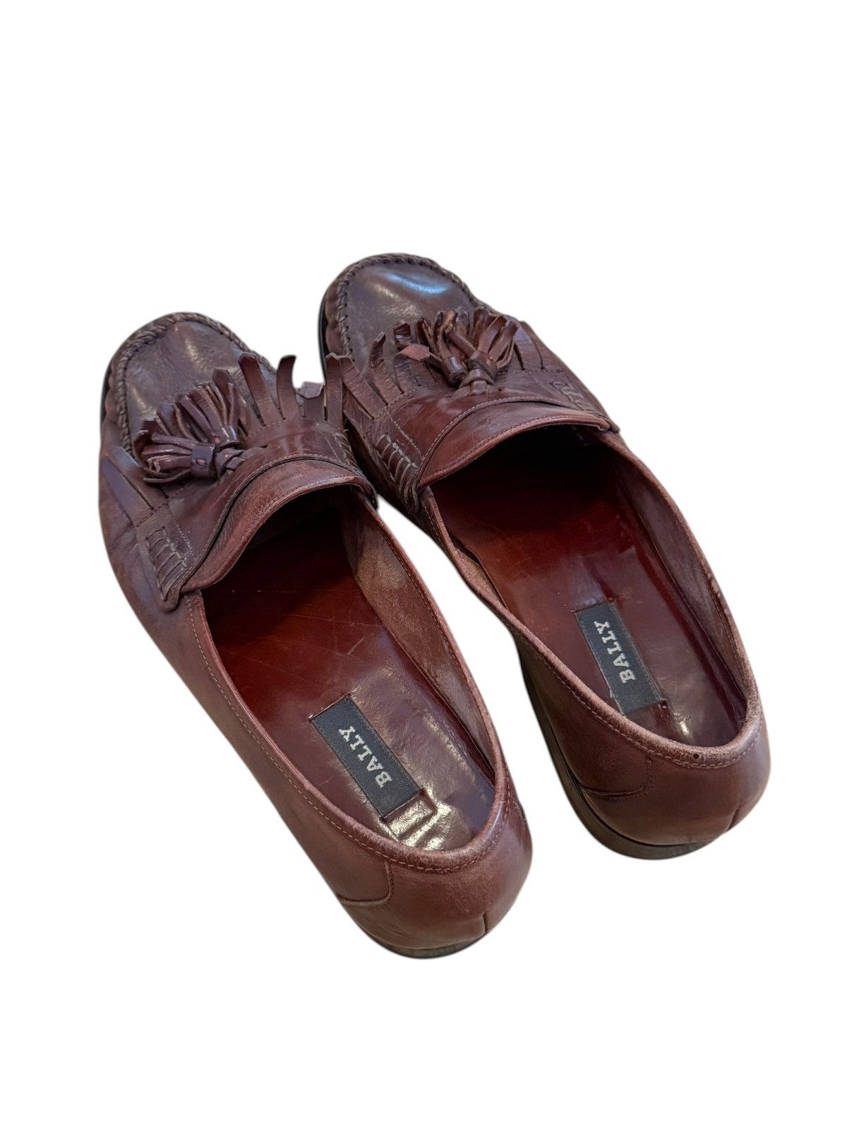 Bally Bally vintage leather tassel loafers size 10 Size US 10 / EU 43 - 7 Thumbnail