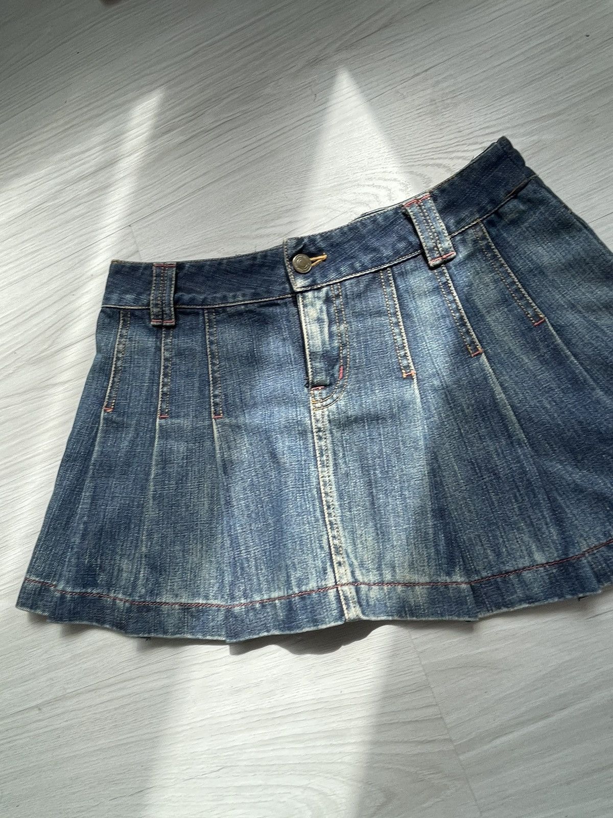 Vintage y2k denim skirt Size 26" / US 2 / IT 38 - 8 Thumbnail