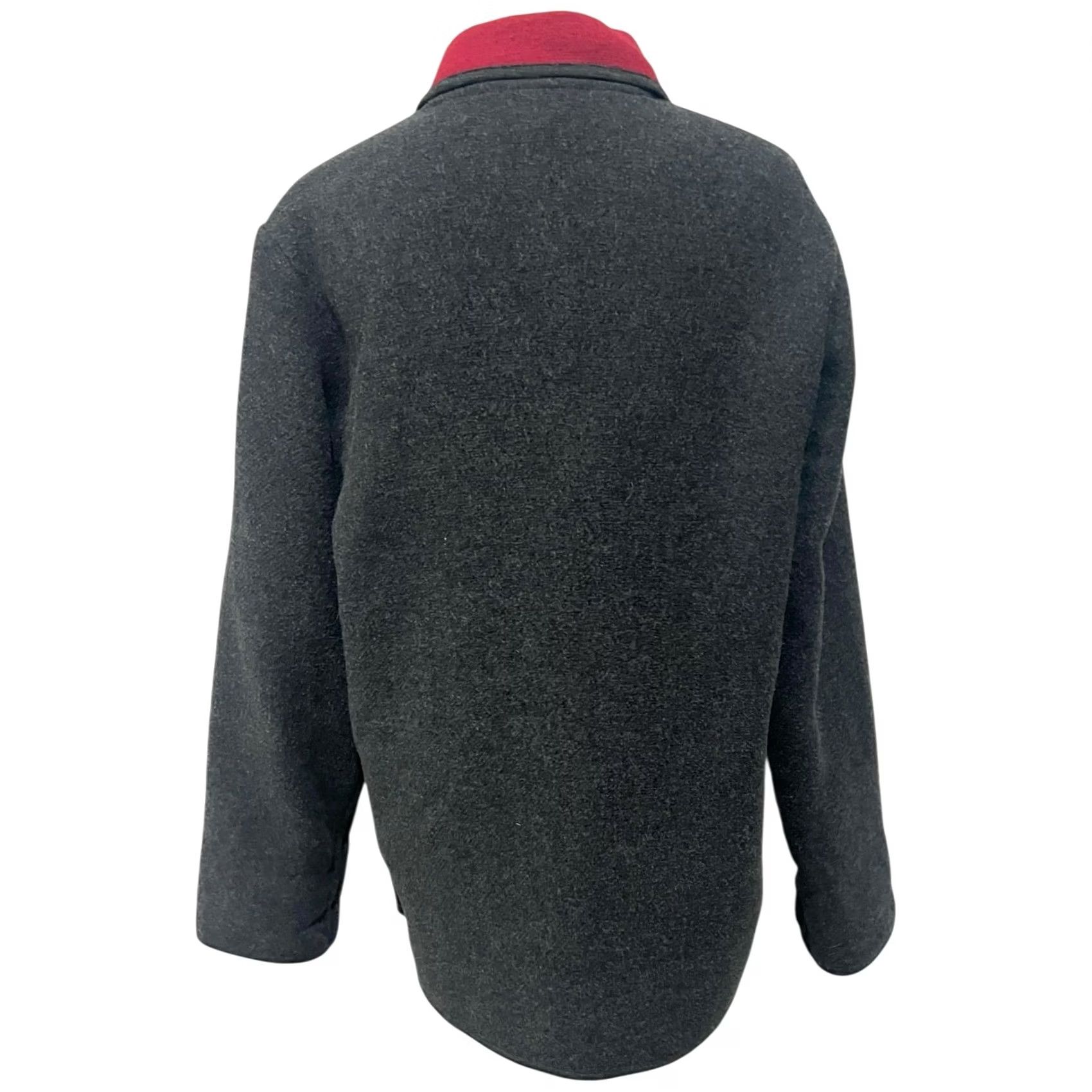 Talbots VINTAGE Talbots Wool Blend Jacket Women's Size S Gray Red Button Front Size S / US 4 / IT 40 - 6 Thumbnail