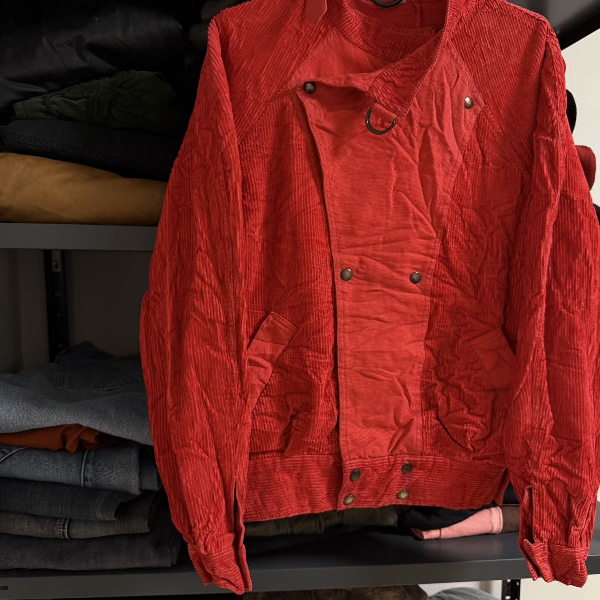 Japanese Brand Vinatge Japanese Brand Asymmetrical Distressed Jacket Size US S / EU 44-46 / 1 - 2 Thumbnail