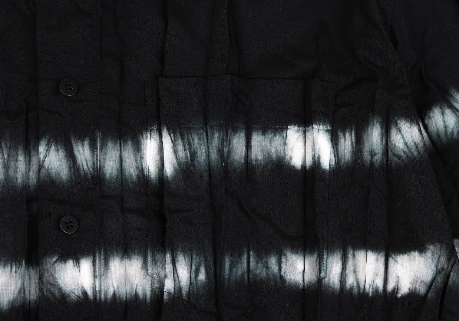 Issey Miyake Tie-Dye Pleated Shirt in Black, Blue, and White Size US S / EU 44-46 / 1 - 5 Thumbnail