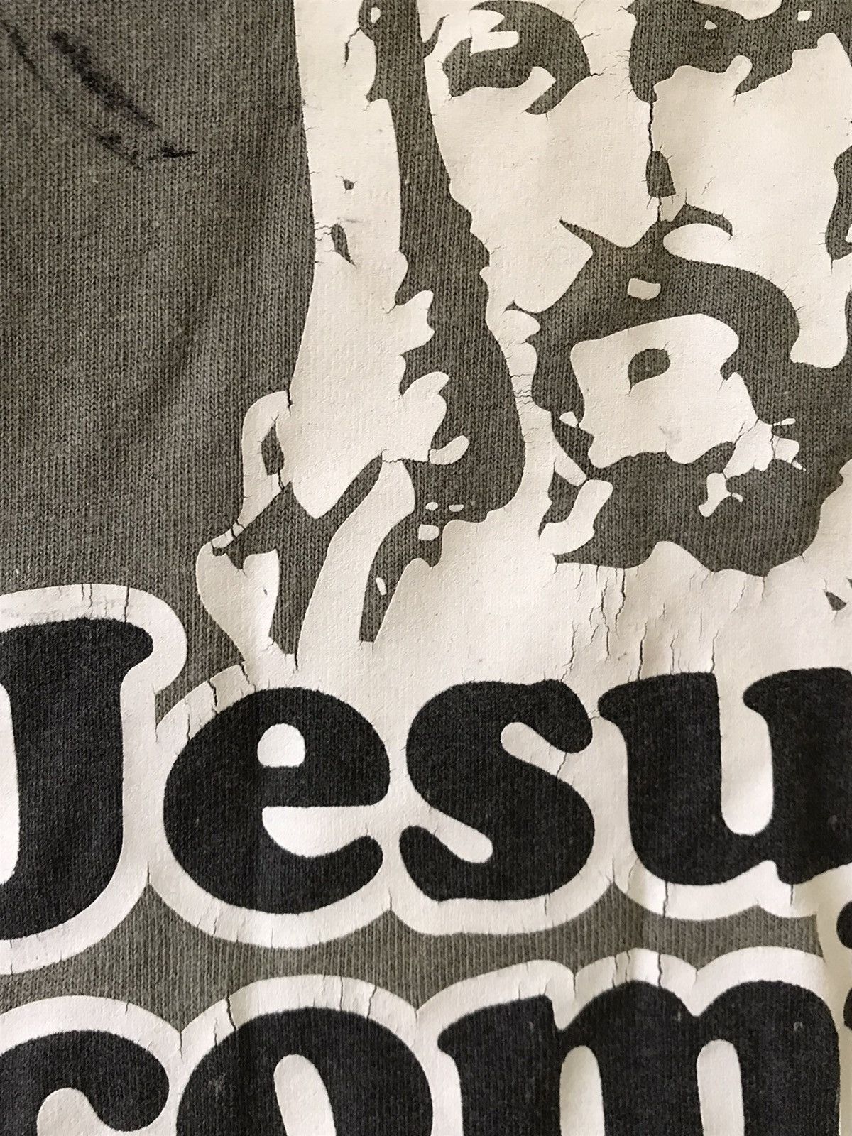 Hysteric Glamour 90s Jesus is coming Look Busy Streetwear T-Shirt Size US XL / EU 56 / 4 - 10 Thumbnail