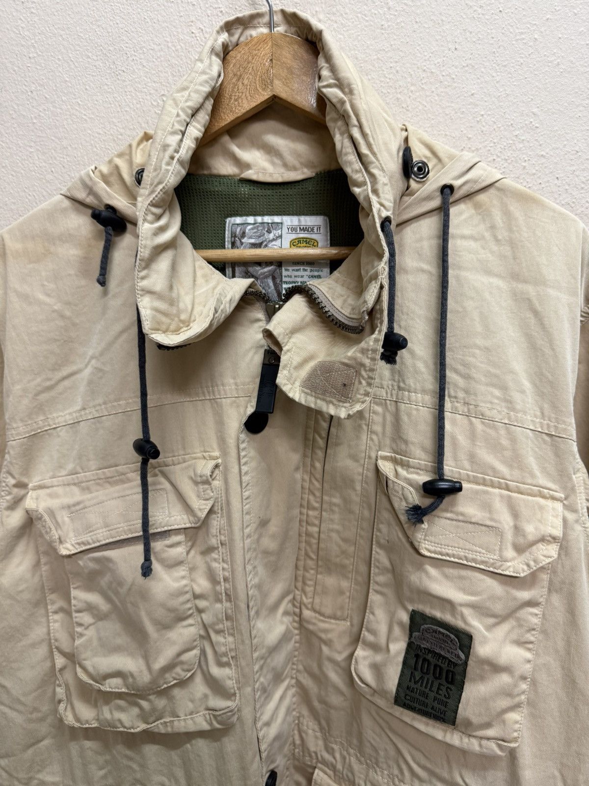 Camel Camel Trophy Advanture Wear Cargo Hunting Jacket Hoodie Size US L / EU 52-54 / 3 - 16 Thumbnail
