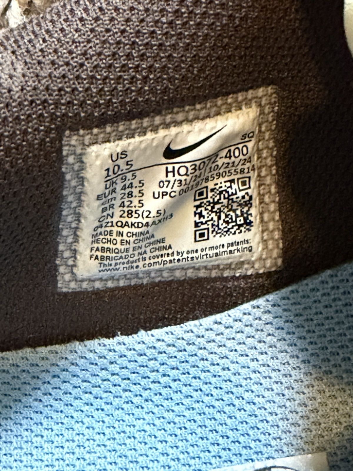 Nike × Travis Scott Nike X Travis Scott Zoom Field Jaxx Blue Leche Size US 10.5 / EU 43-44 - 6 Thumbnail