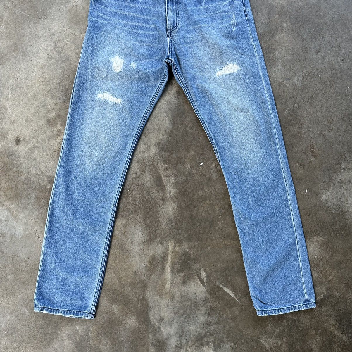 Japanese Brand Vintage Rageblue Faded Jean Distressed Denim Pant W31 Size US 31 - 2 Thumbnail