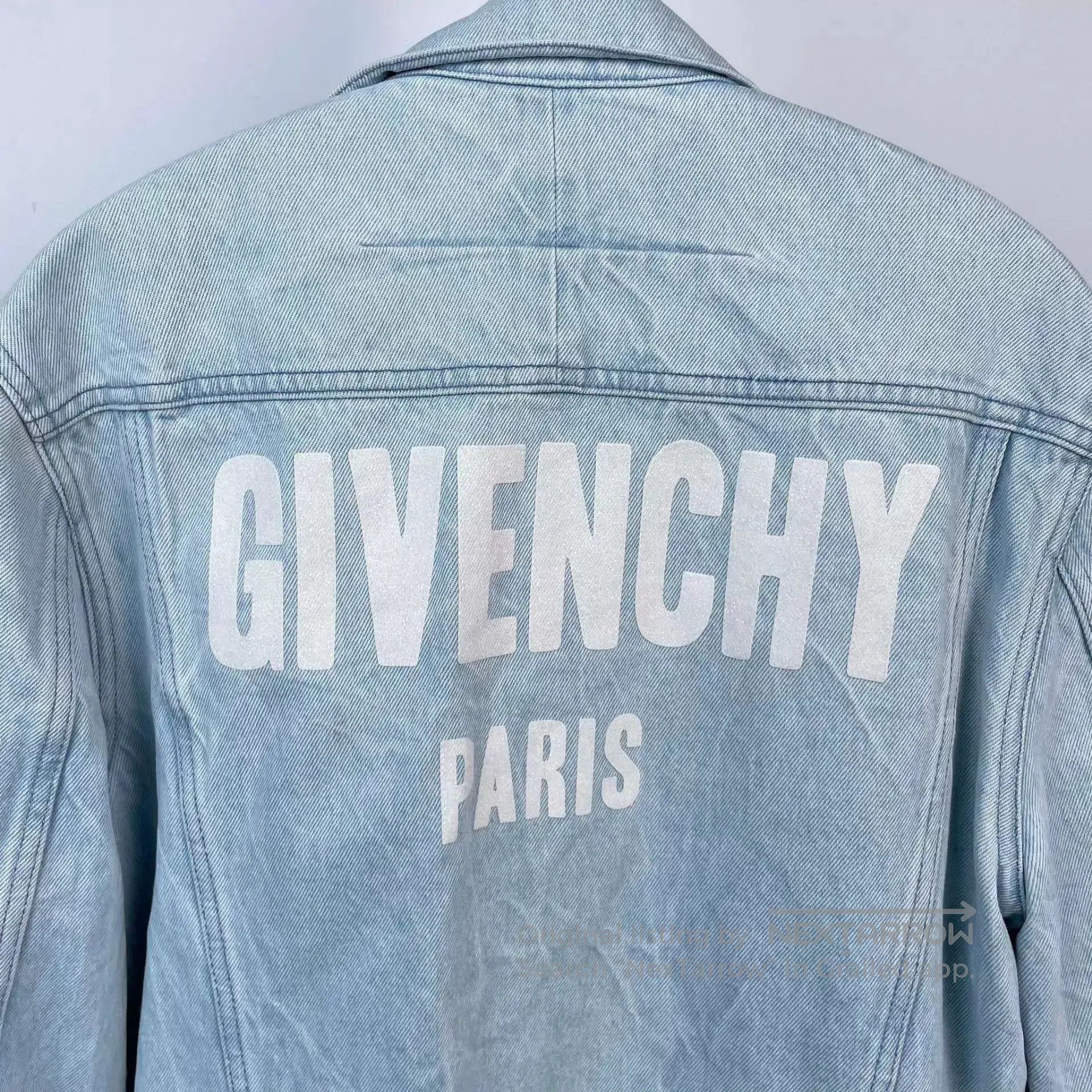 Givenchy Light Blue Denim Jacket - Size M. Size US M / EU 48-50 / 2 - 7 Thumbnail