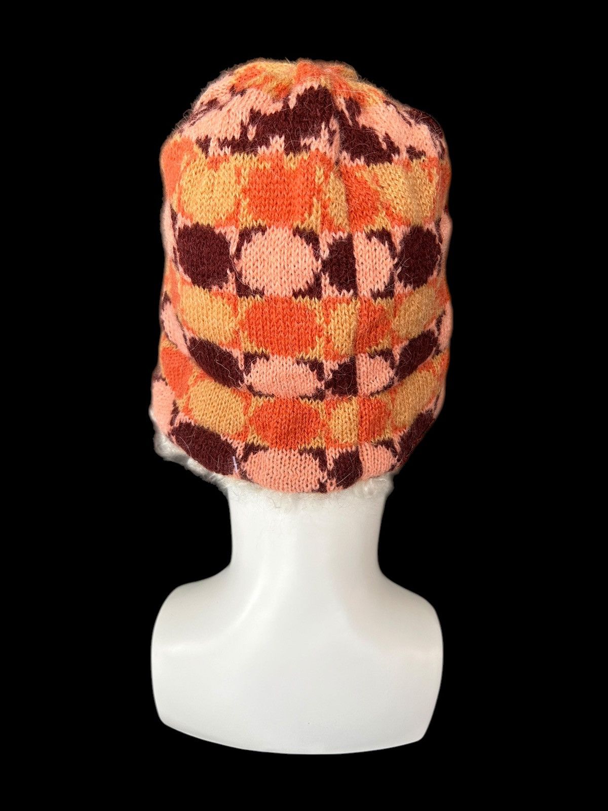 Japanese Brand × Kapital × Vintage Crochet Knitted Rare fur Beanie Hats ☠️☠️ Size ONE SIZE - 3 Thumbnail