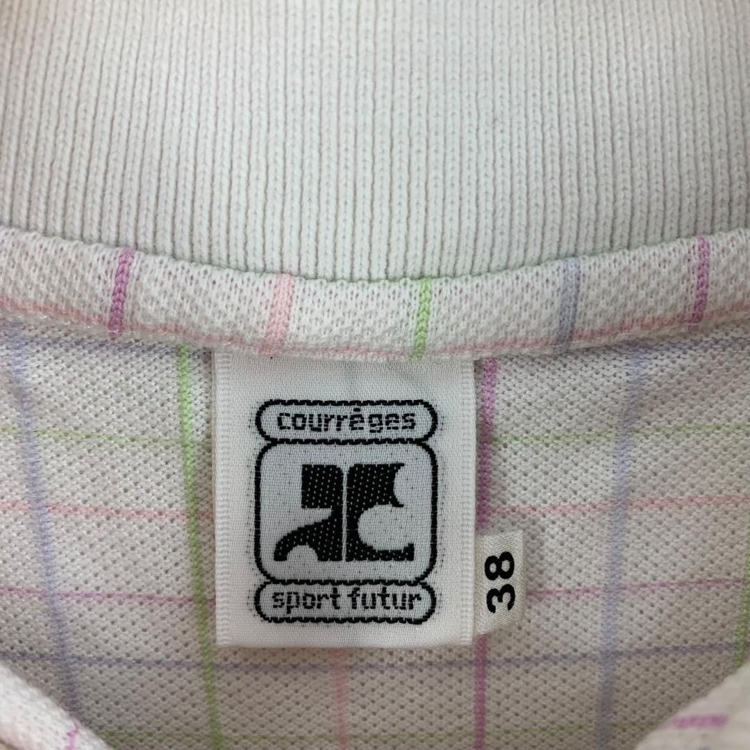 Courreges × Designer COURRAGES Spellout logo polo tee Size S / US 4 / IT 40 - 3 Thumbnail