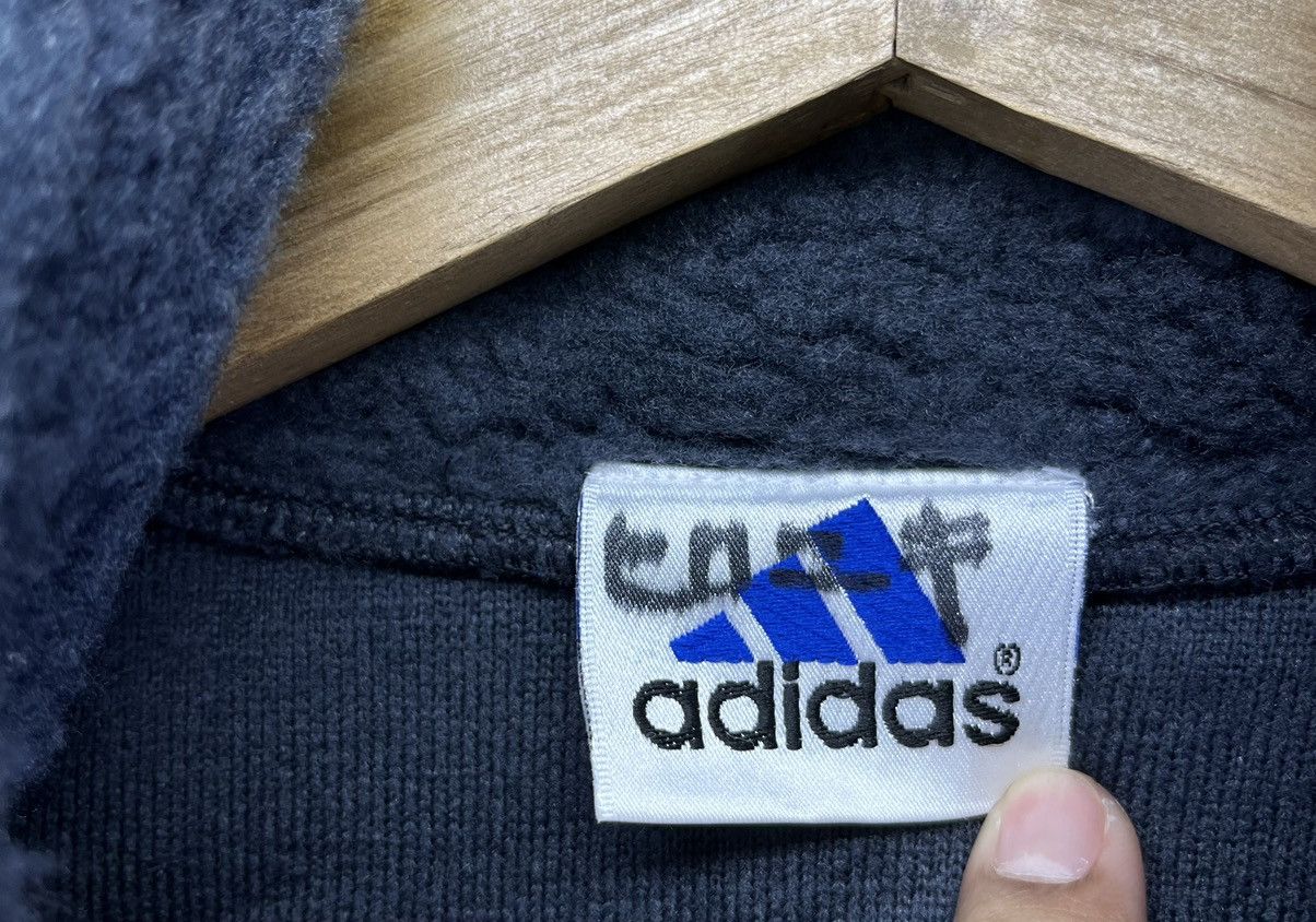 Adidas Vintage Adidas Fleece Rare Half Zipper Sweatshirts Jacket Size US M / EU 48-50 / 2 - 6 Thumbnail