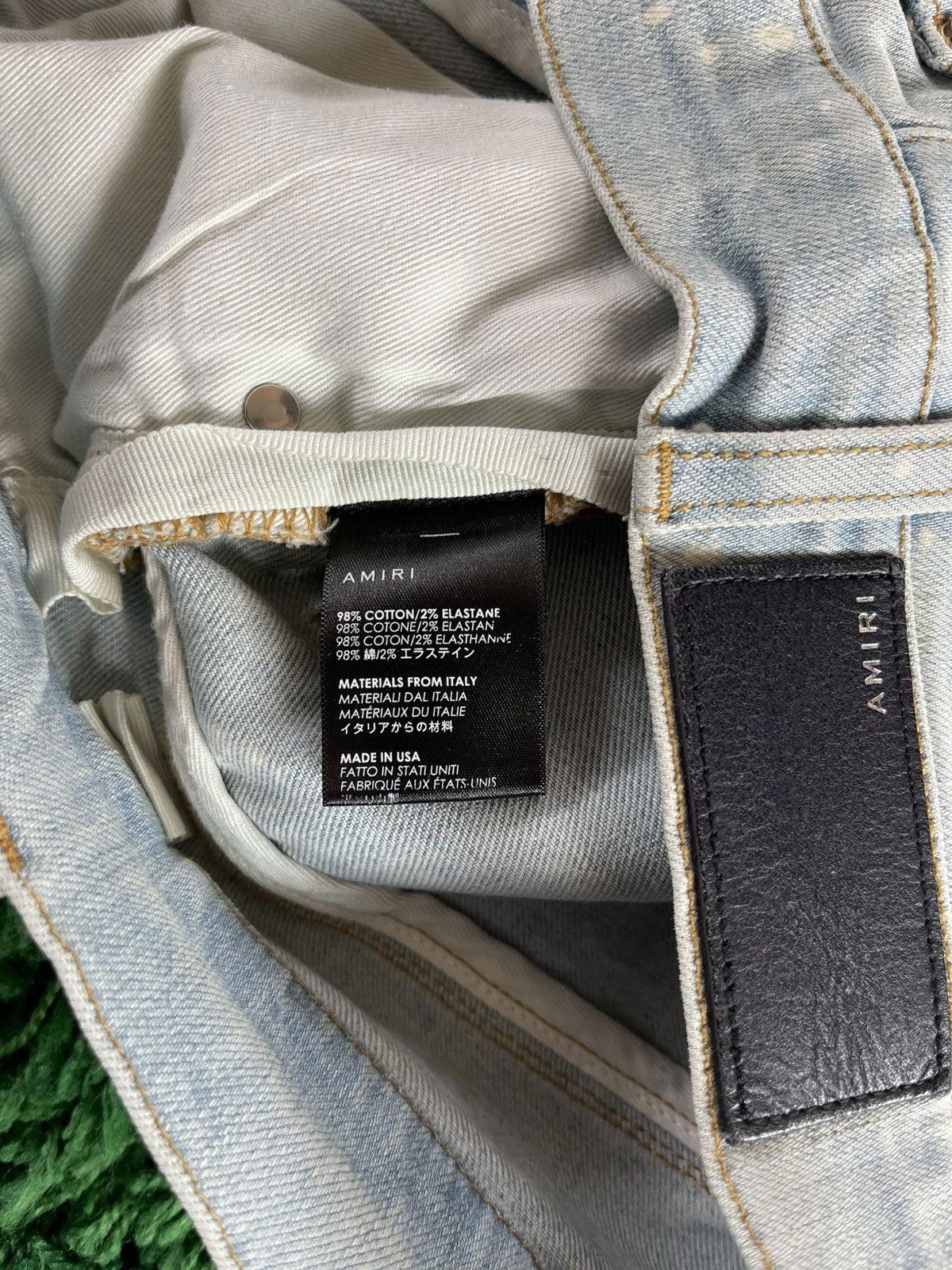 Amiri Amiri Distressed Bleached Jeans Size US 31 - 6 Thumbnail