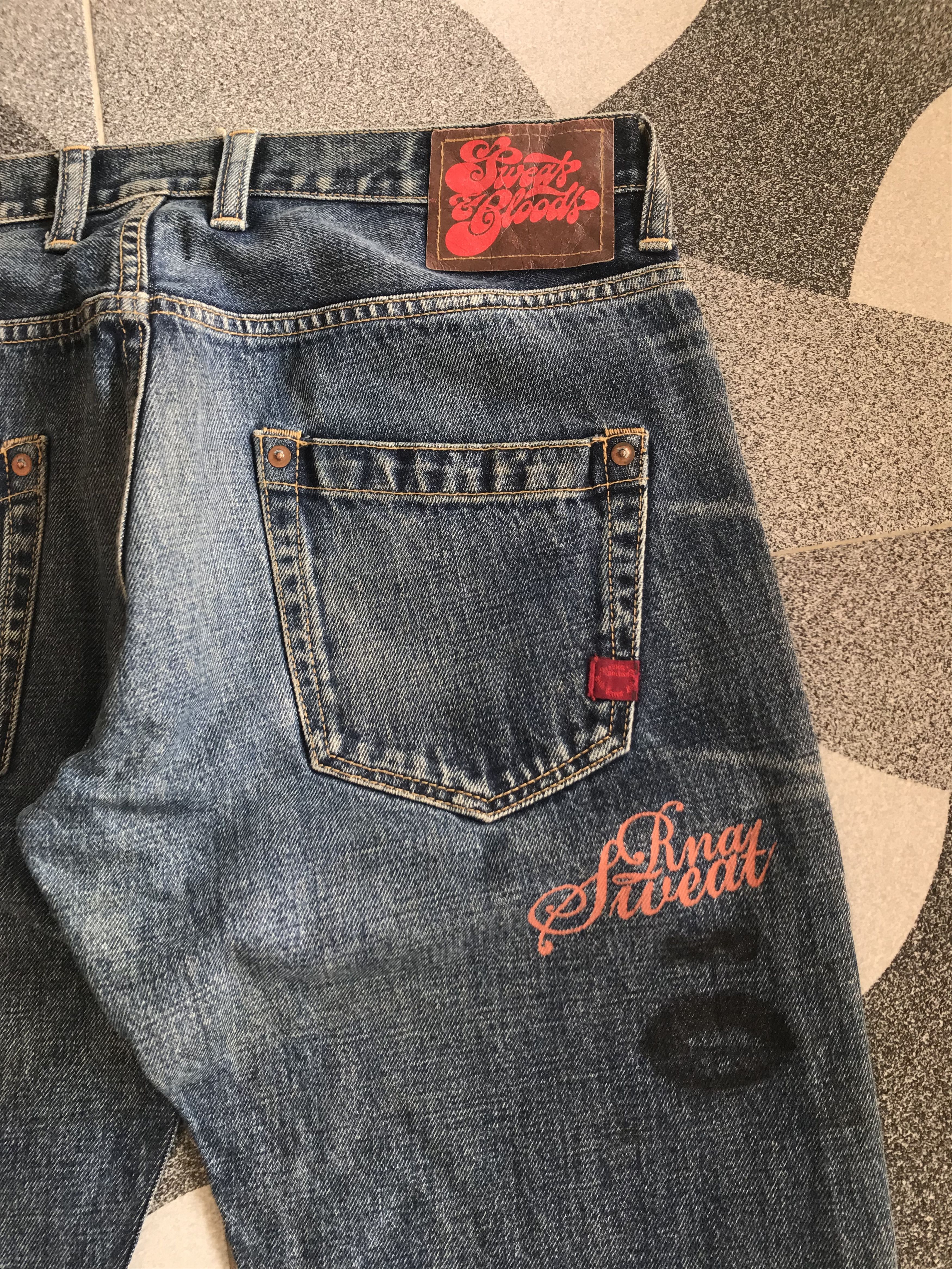 20471120 × Beauty Beast × Hysteric Glamour Y2K RNA Sweats & Bloods Distressed Patchwork Size US 34 / EU 50 - 5 Thumbnail
