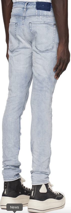 Ksubi Ksubi Blue Van Winkle Trashed Jeans Size US 29 - 5 Thumbnail
