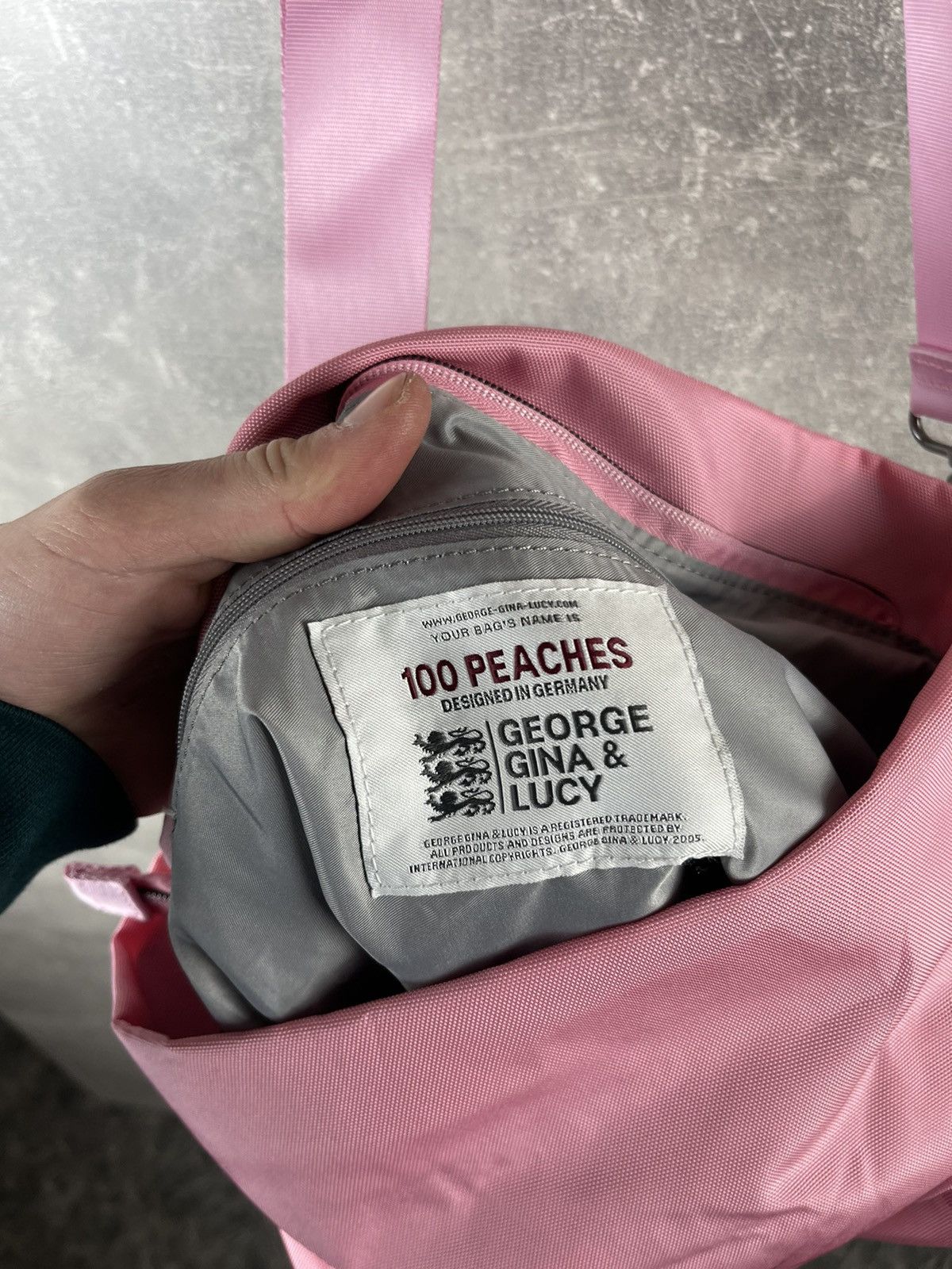 George Gina & Lucy George Gina & Lucy 100 PEACHES Nylon Crossbody Bag Pink Size ONE SIZE - 8 Thumbnail