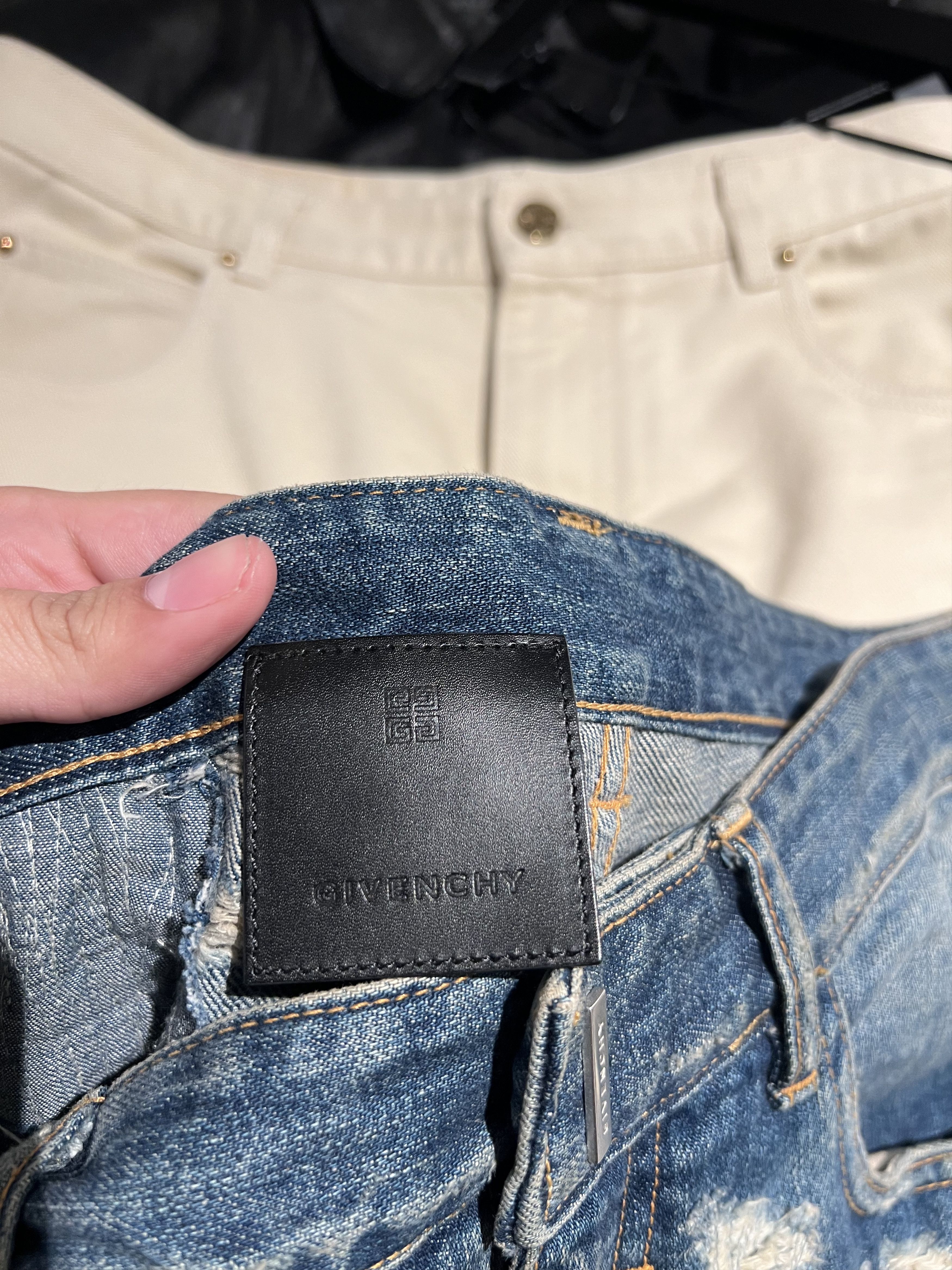Givenchy Givenchy Distressed Boro Denim Size US 33 - 4 Thumbnail
