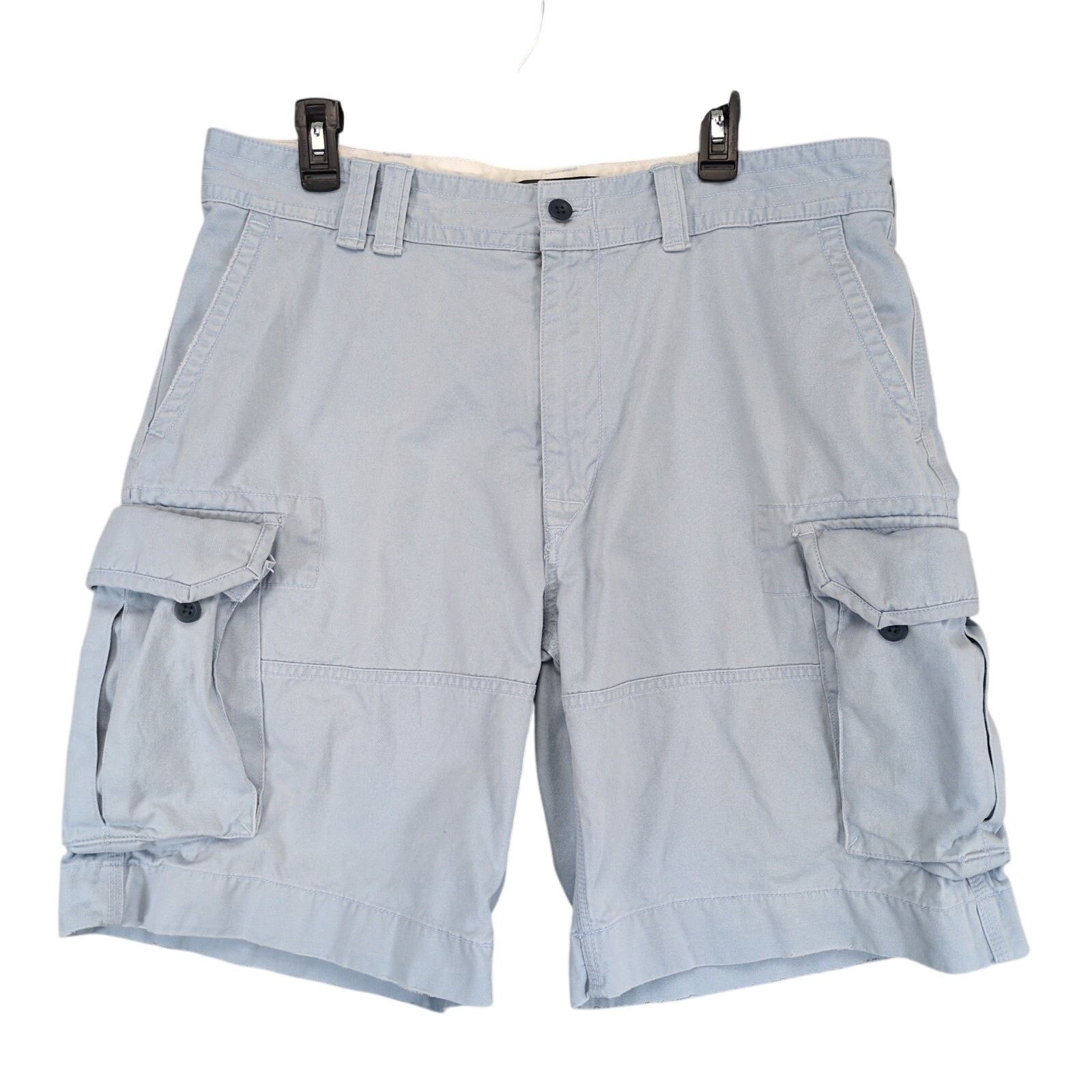 Polo Ralph Lauren Vtg Polo by Ralph Lauren Men's 38x10 Cargo Shorts Light Blue Size US 38 / EU 54 - 1 Thumbnail