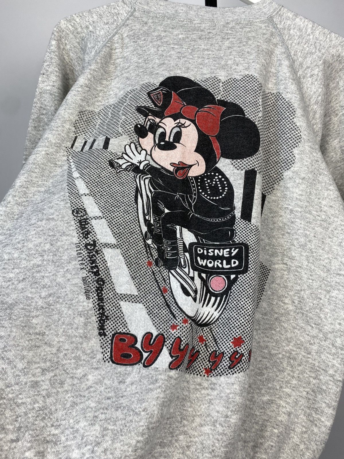 Cartoon Network × Disney × Vintage 80s Disney BIKER MOTO Mickey Mouse crewneck sweatshirt Size US M / EU 48-50 / 2 - 8 Thumbnail