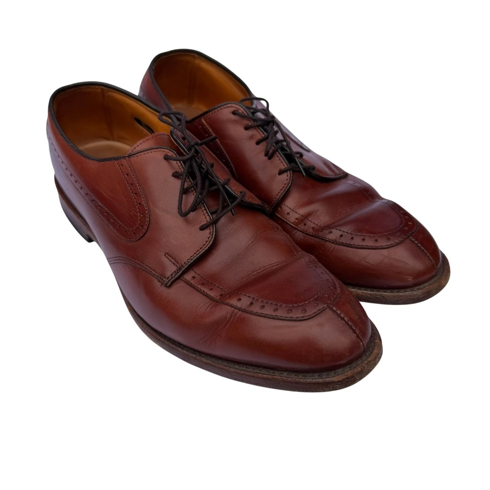 Allen Edmonds Allen Edmonds Kingsley Wingtip Oxford 10.5D Brown Size US 10.5 / EU 43-44 - 2 Thumbnail