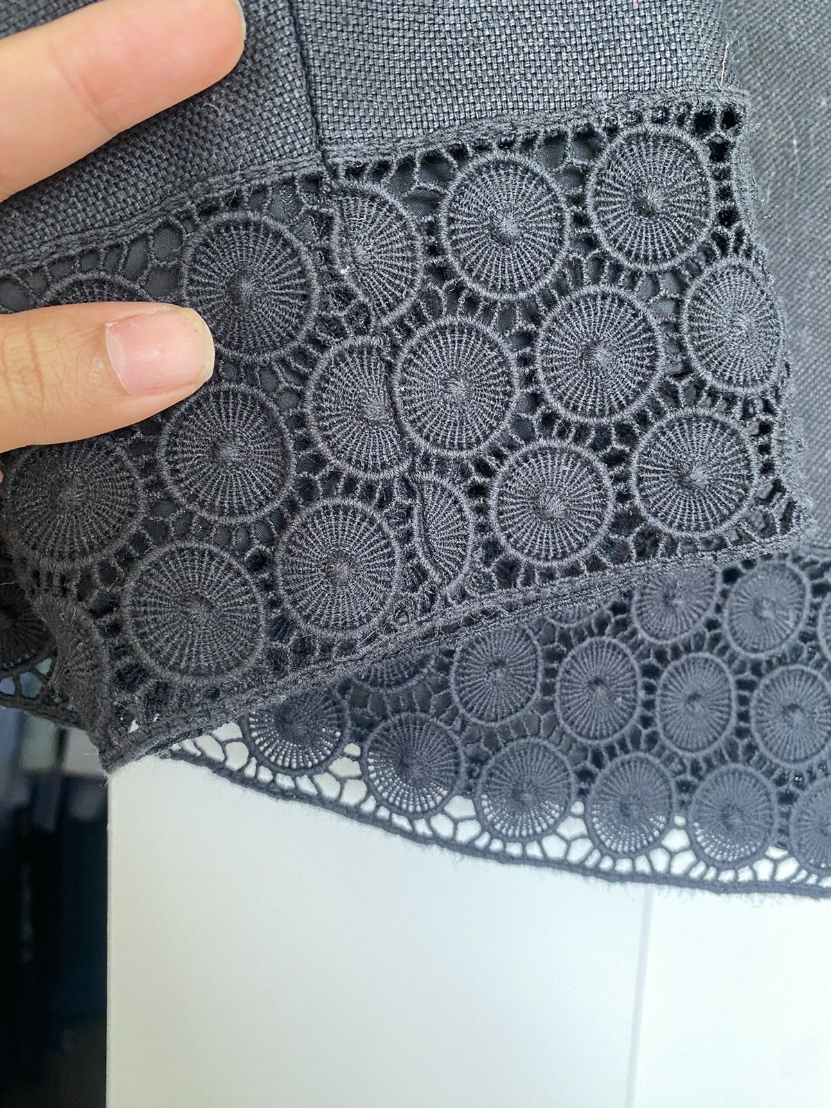 Talbots TALBOTS Womens 6P BLACK Eyelet Sleeveless Sheath 2pcSuit NWT Size M / US 6-8 / IT 42-44 - 5 Thumbnail