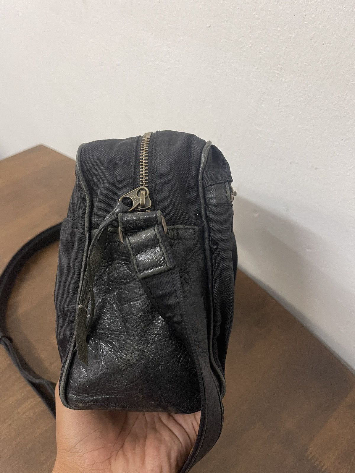 Japanese Brand IBIZA JAPAN nylon leather crossbody bag Size ONE SIZE - 3 Thumbnail