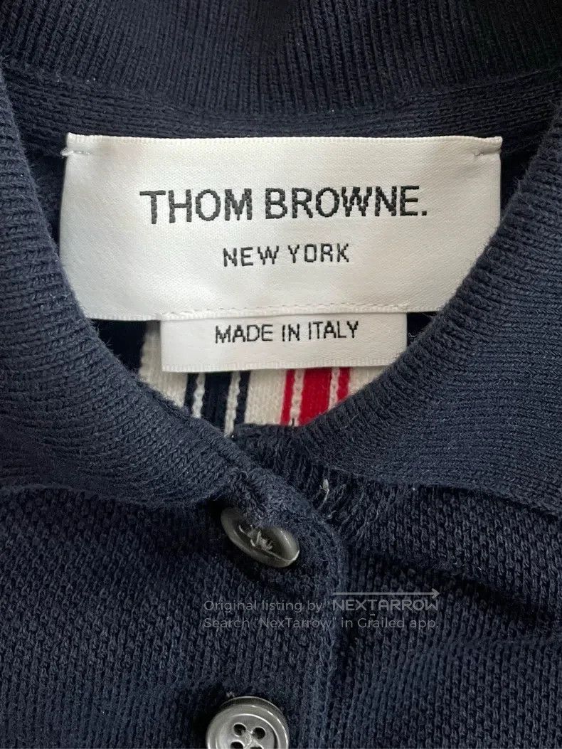 Thom Browne Thom Browne Blue-gray polo dress Size XS / US 0-2 / IT 36-38 - 3 Thumbnail