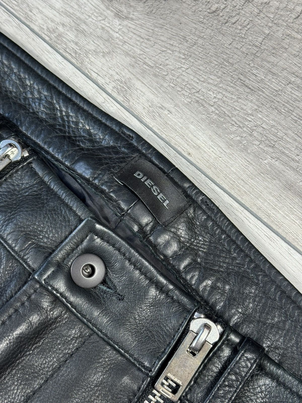 Diesel Diesel leather cargo IF6WAS9 style japanese 90s punk pants Size US 31 - 5 Thumbnail