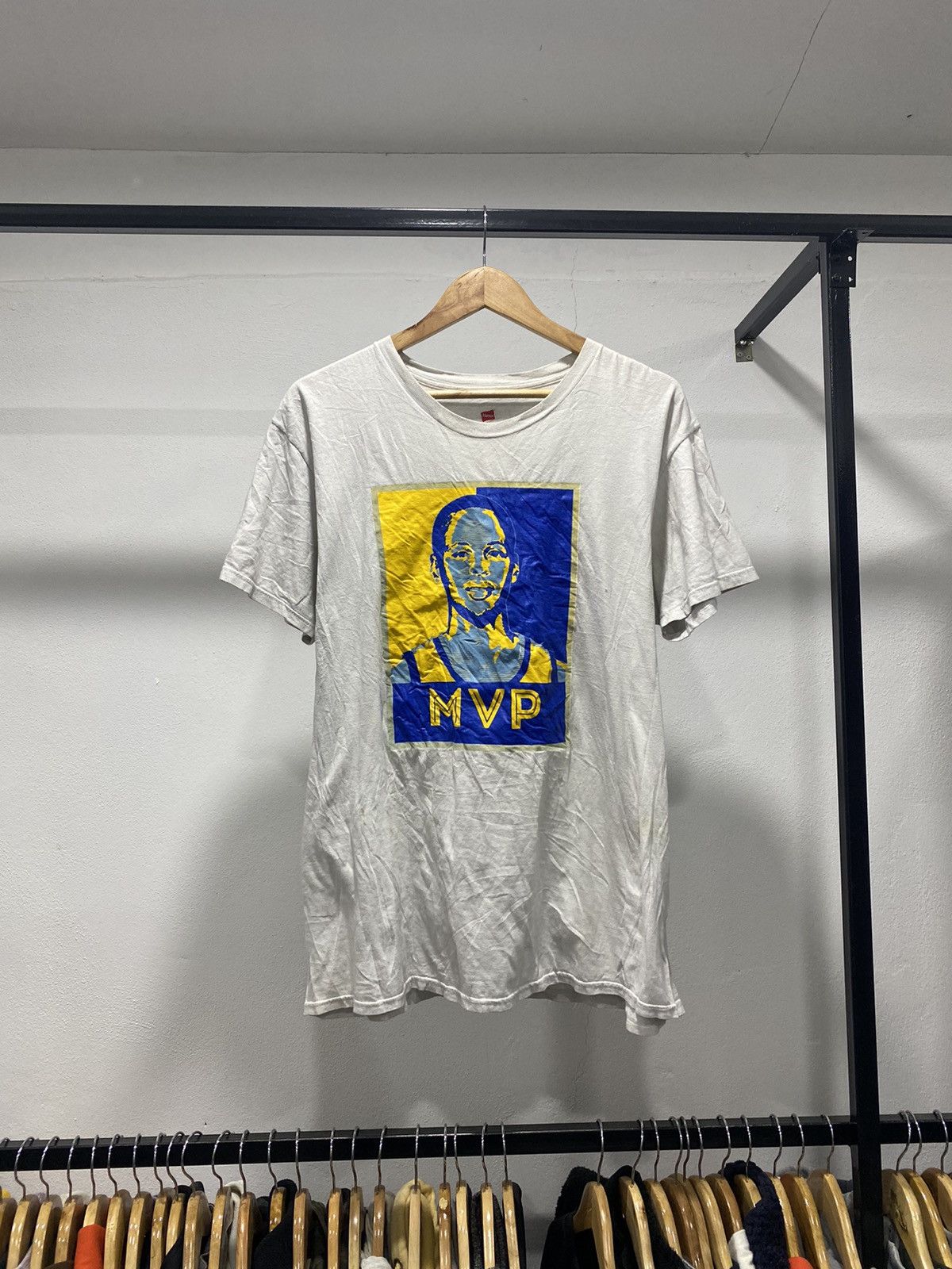 NBA × Vintage NBA🏀 Stephen Curry MVP Potrait Tee Rodman Jordan Size US XL / EU 56 / 4 - 1 Thumbnail