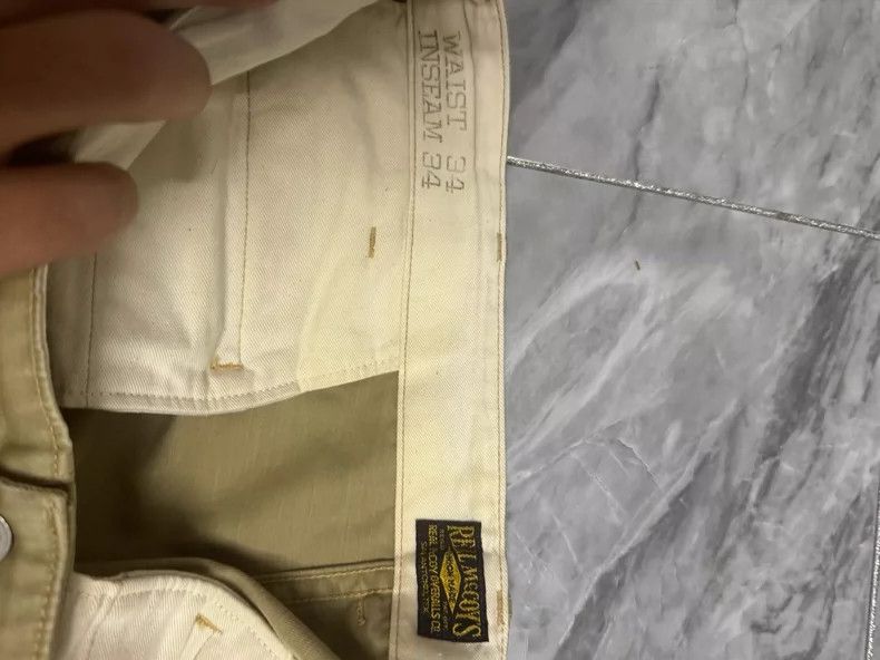 The Real McCoy's The REAL McCOY'S Size 34Wide Fit Khaki Chinos W34发布成功 Size US 27 - 3 Thumbnail