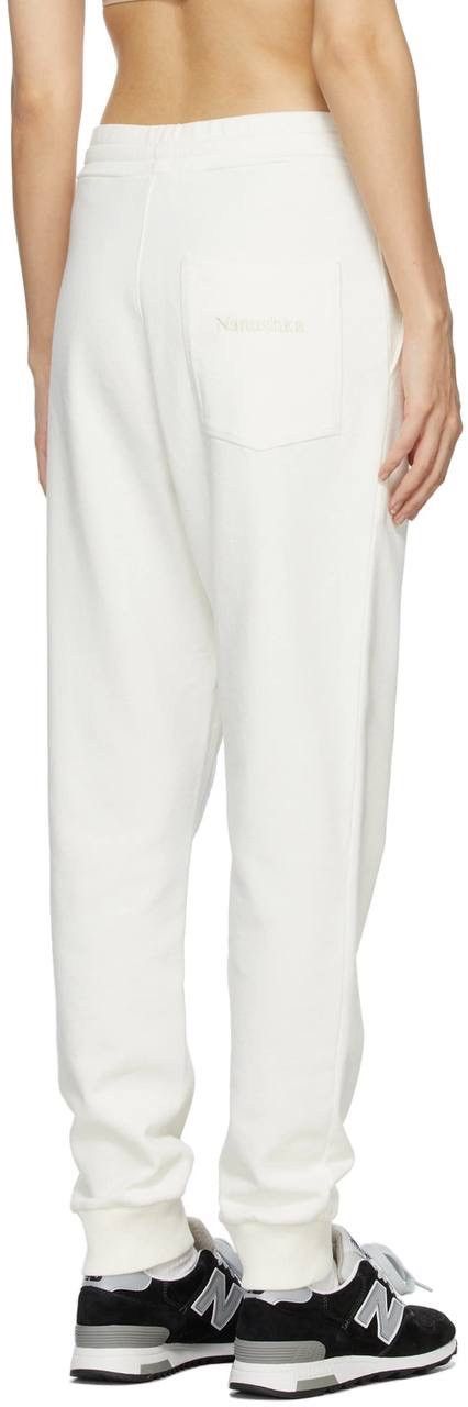 Nanushka Nanushka Womens White Cotton Drawstring Jogger Sweatpants Size 28" / US 6 / IT 42 - 2 Thumbnail