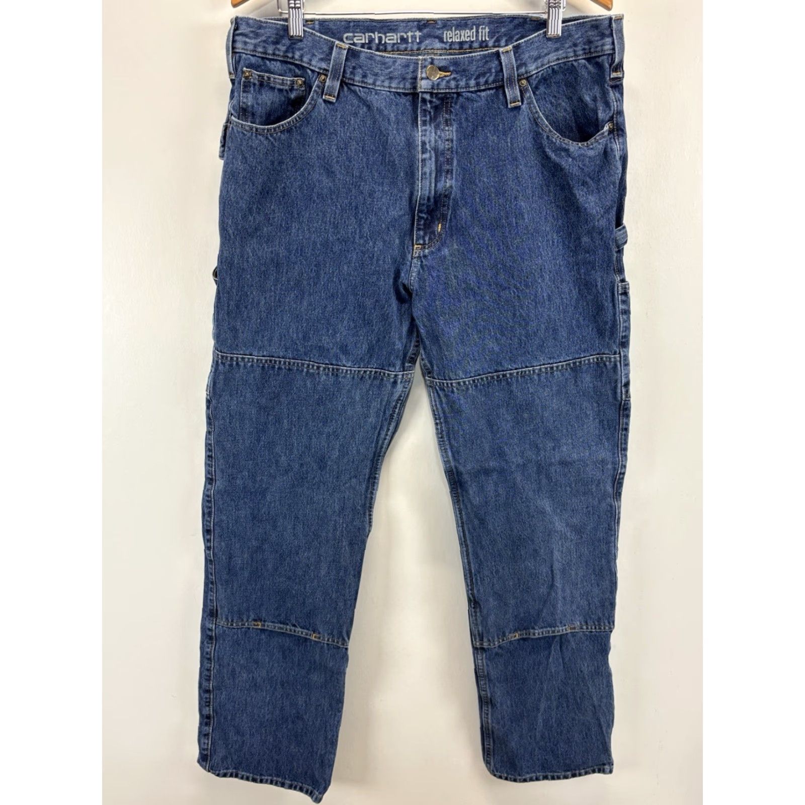 Carhartt **Carhartt Men's Relaxed Fit 38x34 Blue Workwear Jeans** User: Carhartt Men's Relaxed Fit 38x34 Blue Workwear Jeans Size US 38 / EU 54 - 2 Thumbnail