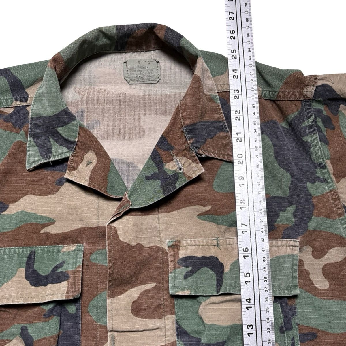 Other Vintage USGI Jacket Mens Small Reg Woodland Camo Ripstop BDU Size US S / EU 44-46 / 1 - 6 Thumbnail