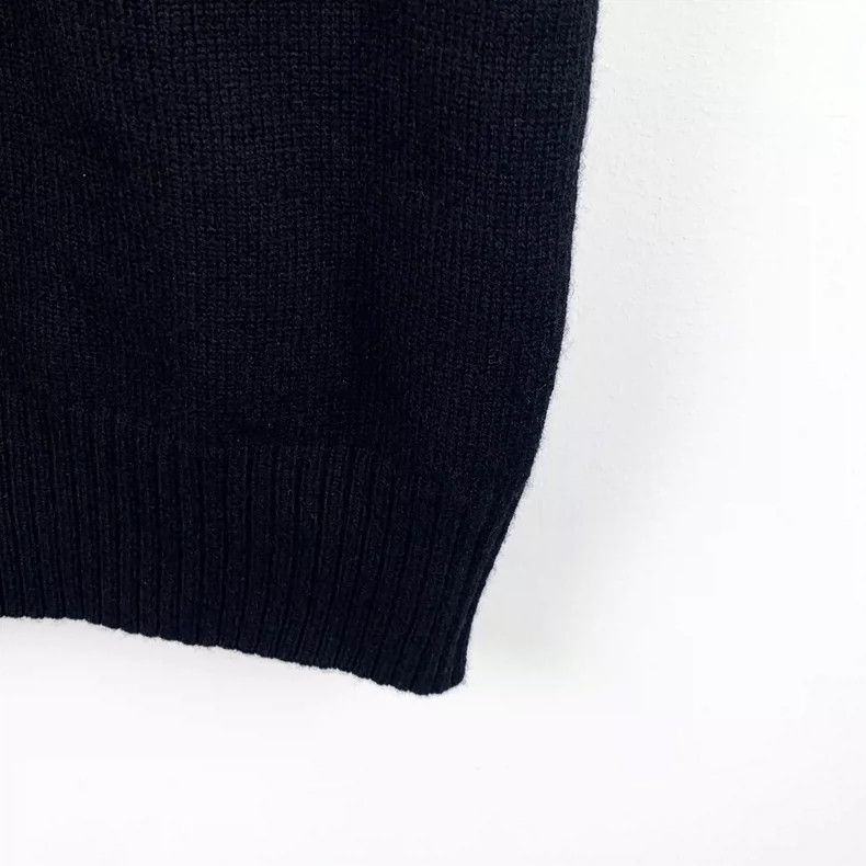 Chanel Chanel Black Sleeveless VNeck Knitted Dress -2505 Size XXS / US 00 / IT 34 - 5 Thumbnail