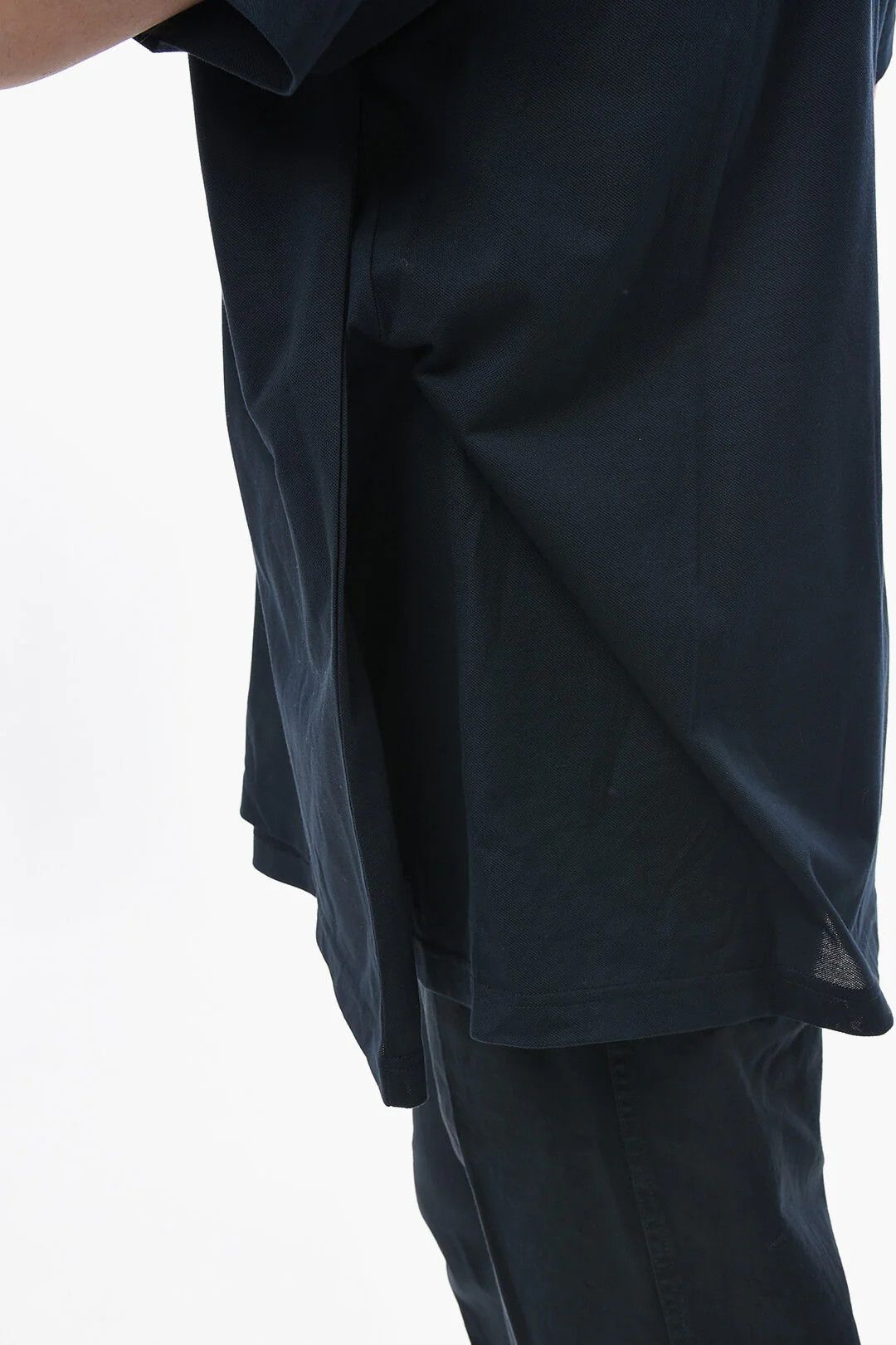 Balenciaga og1mm0426 Solid Cotton T-Shirt in Blue Size US M / EU 48-50 / 2 - 4 Thumbnail