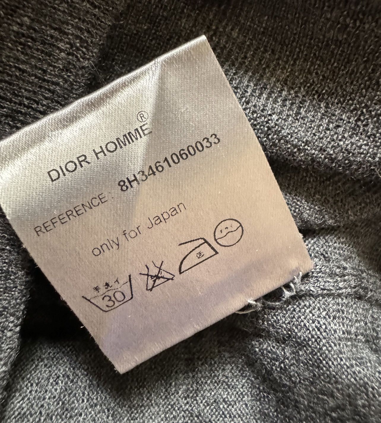 Dior × Kris Van Assche Dior Homme 2008FW grey knitwear Size US S / EU 44-46 / 1 - 5 Thumbnail
