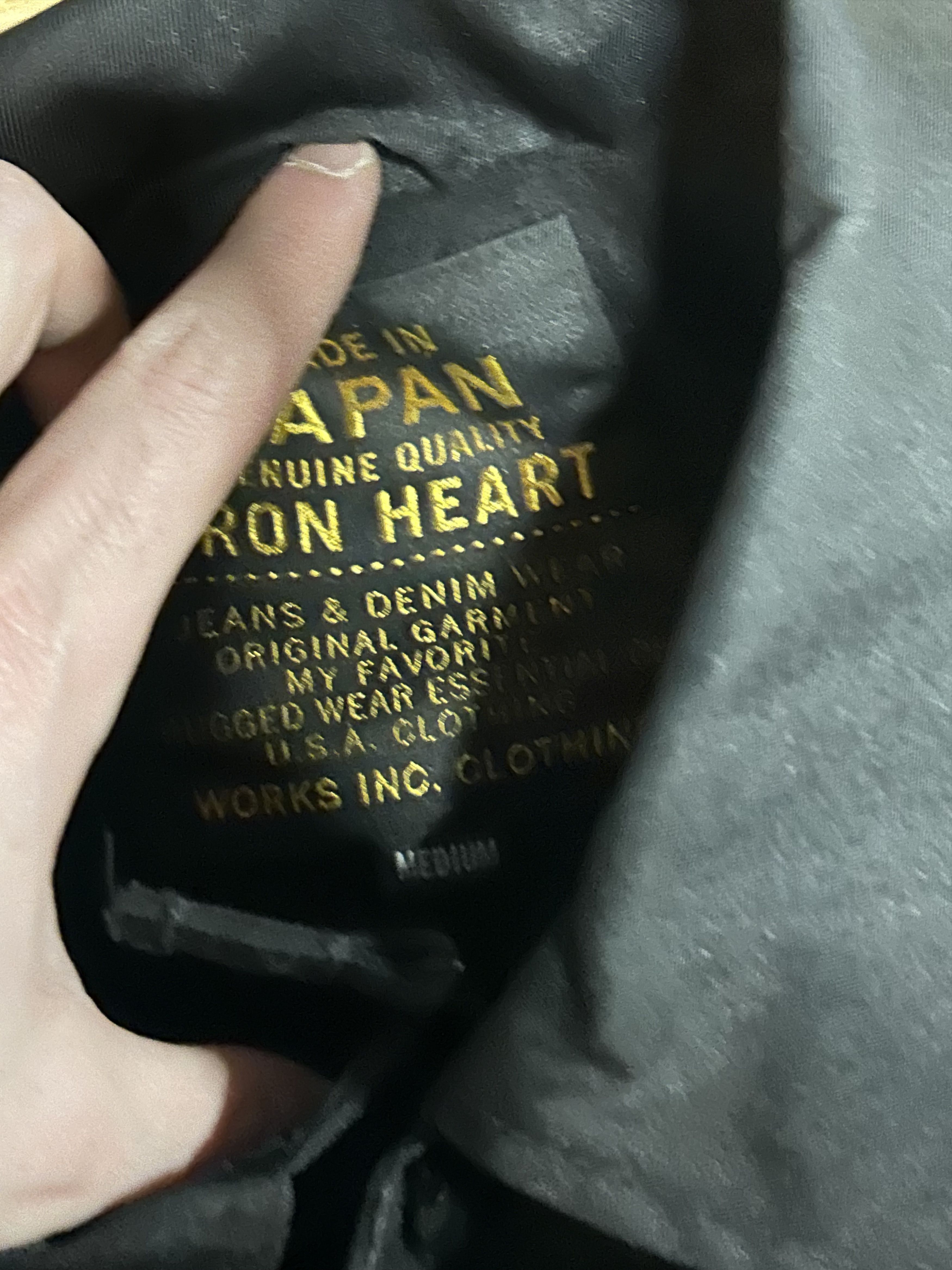 Iron Heart Iron Heart Varsity Bomber jacket 'Motorcycle Specialities' Size US M / EU 48-50 / 2 - 6 Thumbnail