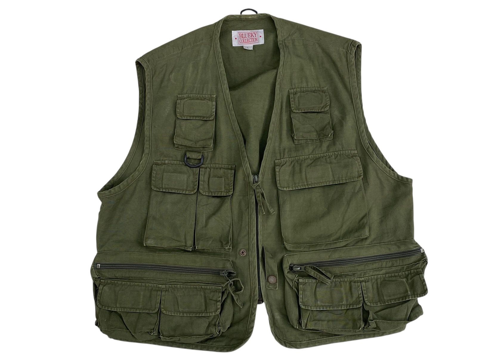 Japanese Brand × Vintage Vtg Blueky Collection Tactical Vest Military Size US L / EU 52-54 / 3 - 2 Thumbnail
