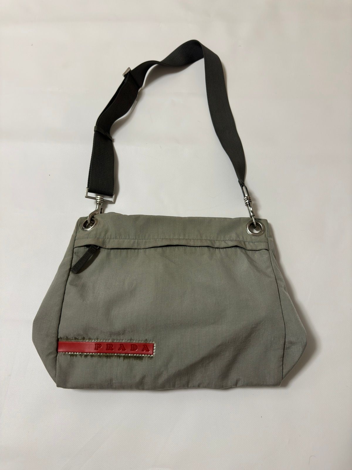 Pre-owned Prada X Vintage Prada Sport Crossbody Bag In Grey