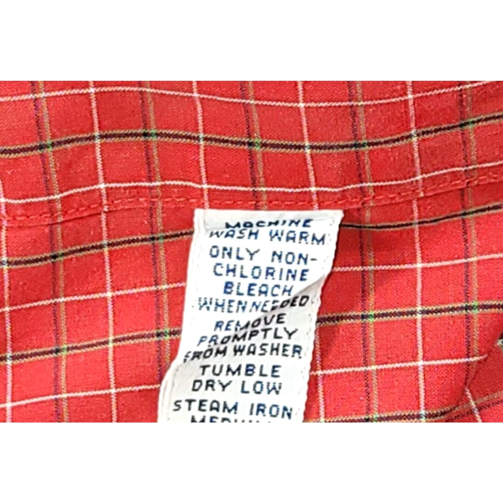 Polo Ralph Lauren VINTAGE Polo Ralph Lauren Shirt Men L Red Check Blake Button-Up Polo Ralph Lauren Blake Shirt L Red Size US L / EU 52-54 / 3 - 7 Thumbnail