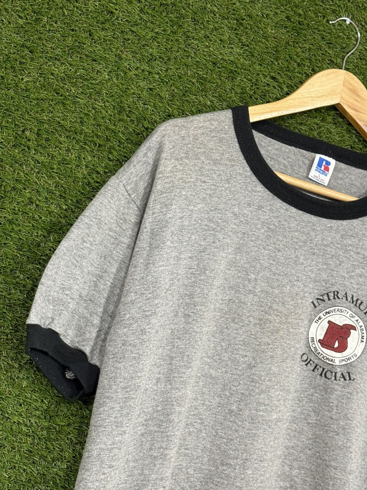 Russell Athletic Vintage Russell Athletic Ringer Alabama Sport Logo Tee Large Size US L / EU 52-54 / 3 - 4 Thumbnail