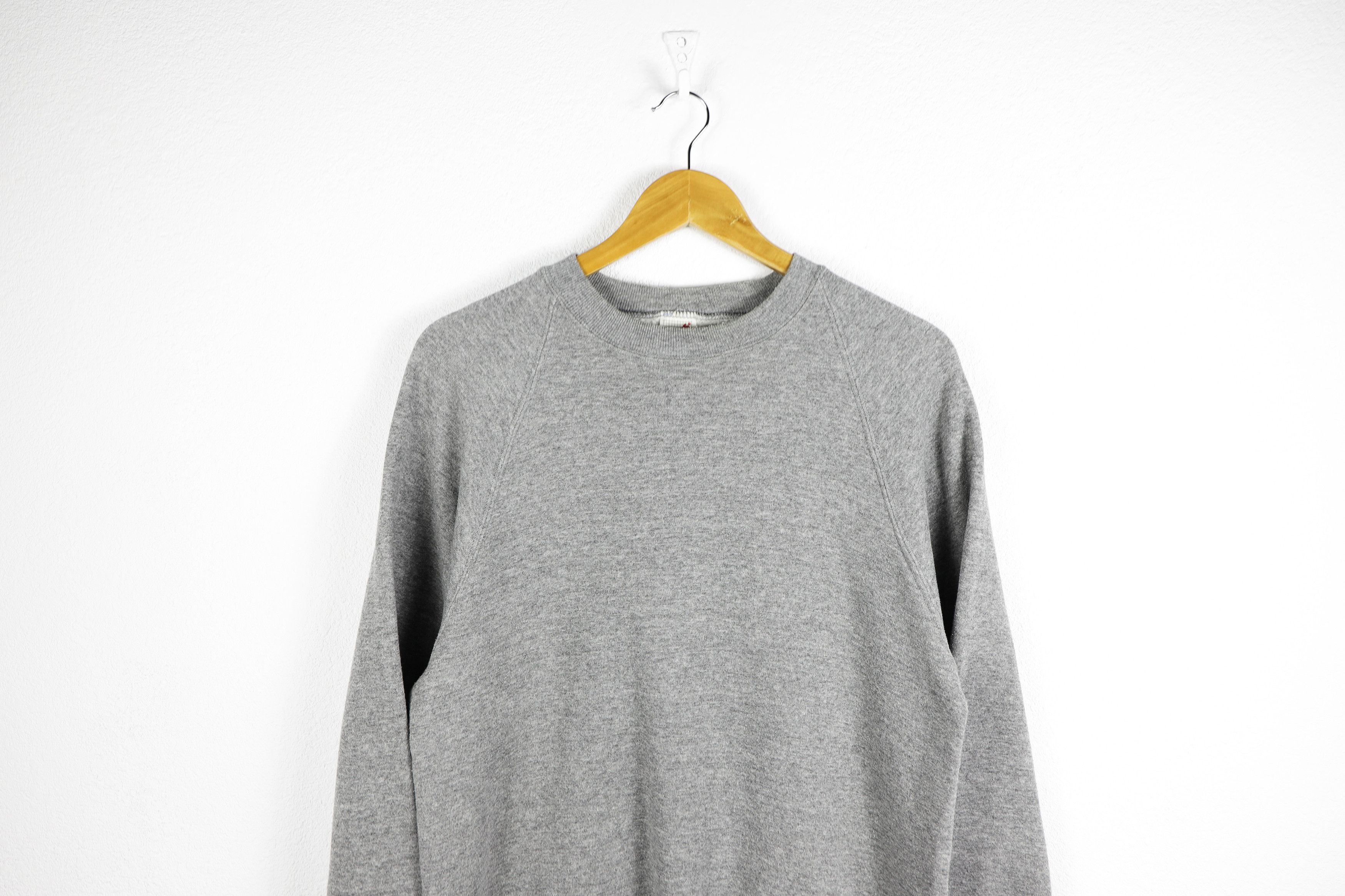 Jerzees × Vintage Vintage Jerzees Double Knit Cotton Blank Basic Sweatshirt Size US S / EU 44-46 / 1 - 2 Thumbnail