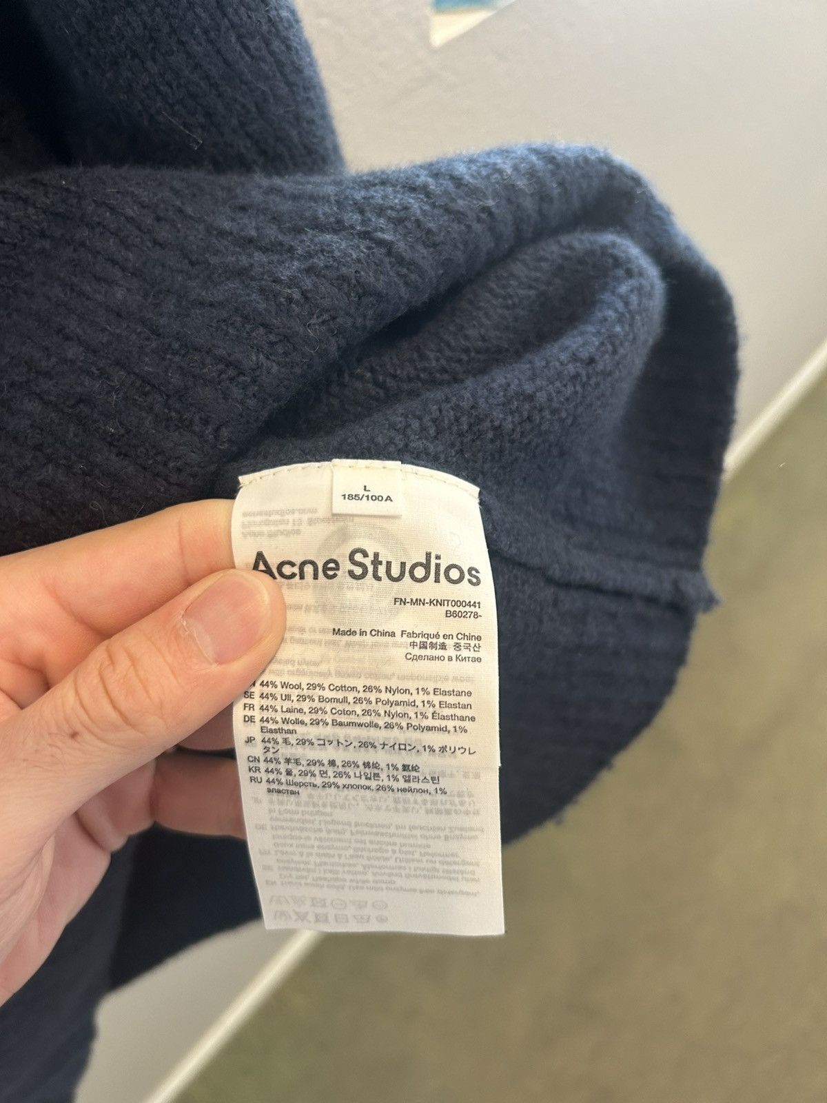 Acne Studios Acne Studios Kivon Crew Wool Sweater Size US L / EU 52-54 / 3 - 9 Thumbnail