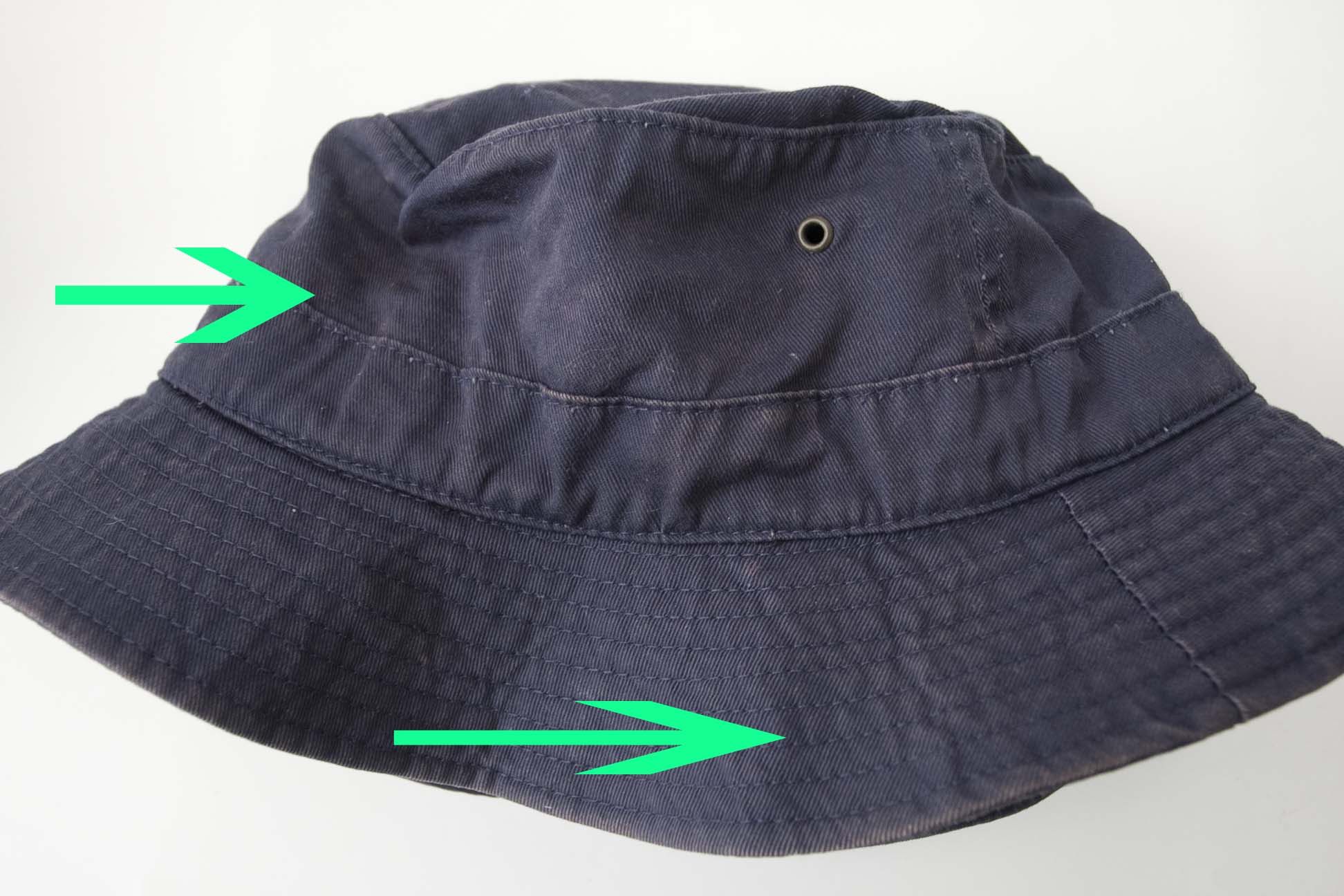Other Montreal Alouettes Bucket Hat w/Stain Size S/M Size ONE SIZE - 5 Thumbnail