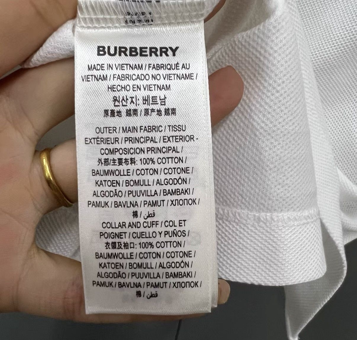 Burberry Burberry White Knight Embroidered Polo Shirt J41 Size US XS / EU 42 / 0 - 3 Thumbnail