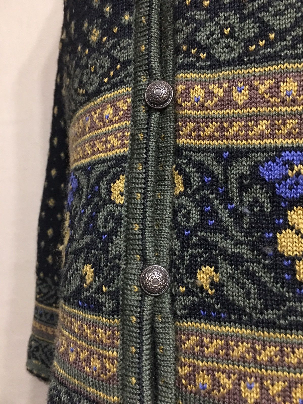 Dale Of Norway Dale of Norway Pure New Wool Knit Cardigan Sweater Size XL Size XL / US 12-14 / IT 48-50 - 6 Thumbnail