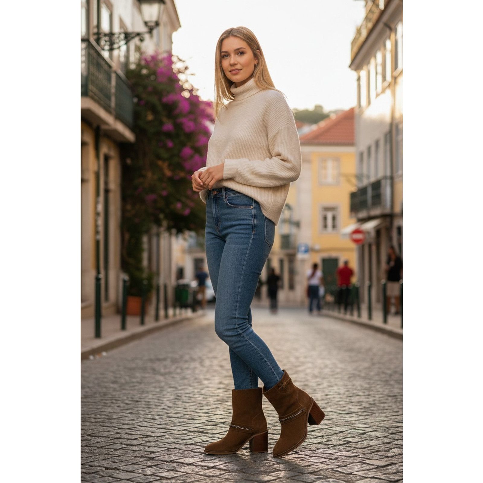 Aquatalia AQUATALIA Elisha Brown Suede Ankle Bootie Shoes Size 8 Size US 8 / IT 38 - 2 Thumbnail
