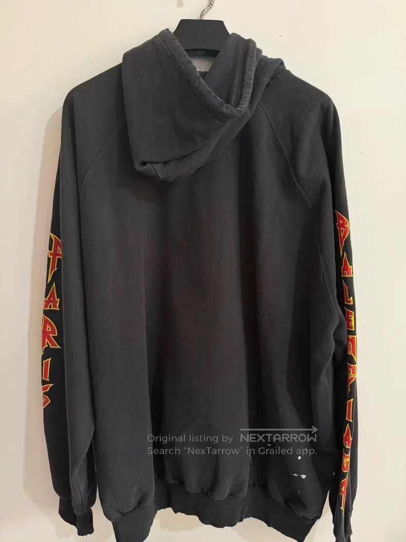 Balenciaga Balenciaga Flame Logo Hooded Sweatshirt Size US L / EU 52-54 / 3 - 2 Thumbnail