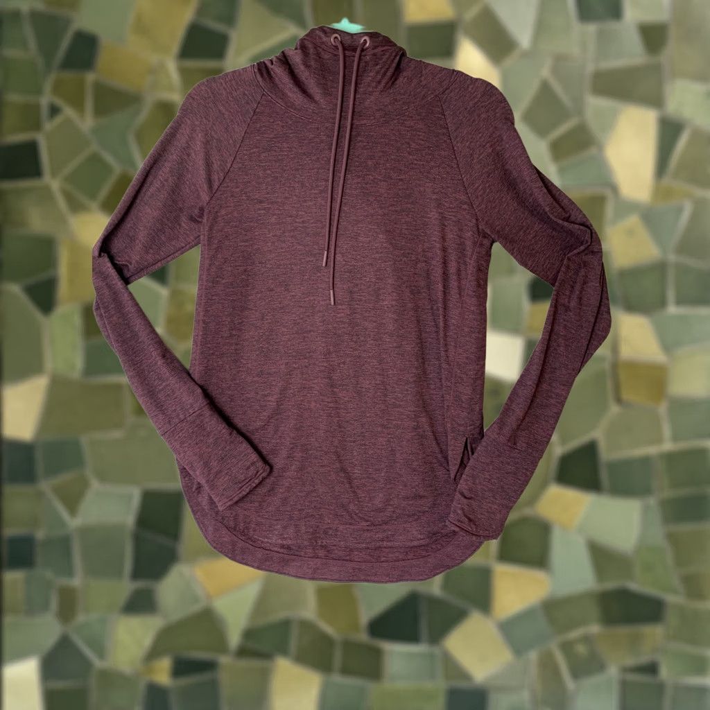 Athleta Athleta Hoodie Womens XS Maroon Pullover Sweatshirt Yoga Athletic Size XS / US 0-2 / IT 36-38 - 1 Thumbnail